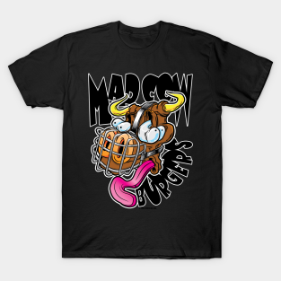 Mad Cow T-Shirt - Mad Cow Burgers by 